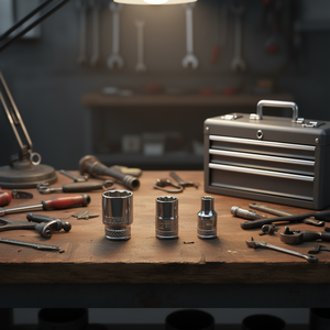 Fervi Polygonal <b>Socket</b> Wrench Normal Series 12mm 10mm <b>8mm</b> Chrome Vanadium Steel - Product Image 3