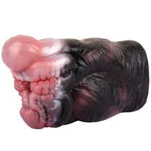 Juguete Sexual Vaginal y Anal de Silicona de Doble Canal para Hombres, Producto de Masturbación de Alta Calidad - Product Image 1