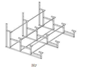 Banc <span class=keywords><strong>de</strong></span> tribune en aluminium <span class=keywords><strong>à</strong></span> 4 niveaux, 3,5 m, sièges modulaires pliables résistants aux intempéries pour terrains <span class=keywords><strong>de</strong></span> sport NLP-4 - Product Image 6
