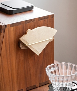 Dispensador de Papel Filtro de Madera Clásico para Café de Goteo Manual, Dimensiones 17*6*3CM, Uso en Casa y Restaurantes, Almacenamiento Conveniente - Product Image 4