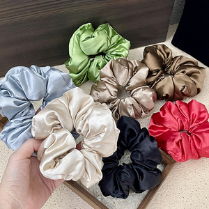 Nuevo Rizador <span class=keywords><strong>de</strong></span> Pelo para Dormir, Scrunchies <span class=keywords><strong>de</strong></span> Satén Gruesos, Tamaño Grande, Multifuncional, para <span class=keywords><strong>Cola</strong></span> <span class=keywords><strong>de</strong></span> <span class=keywords><strong>Caballo</strong></span>, Relleno <span class=keywords><strong>de</strong></span> Algodón, Accesorios para el Cabello para Mujer - Product Image 4