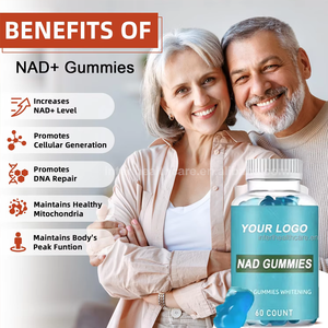 Ausreson NAD Gummies Etiqueta privada Resveratrol Nicotinamida Adenina Dinucleótido Suplemento antiedad Cuidado DE LA PIEL NAD Gummies - Product Image 6