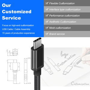 Lung Kay 2M 3M Tùy Chỉnh Sạc Cáp 3A Nhanh Chóng Sạc Điện Thoại Di Động <span class=keywords><strong>USB</strong></span> A Để <span class=keywords><strong>USB</strong></span> C Cáp <span class=keywords><strong>USB</strong></span> 2.0 Loại C Cáp Dữ Liệu Cho Máy Quét - Product Image 4