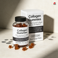 Gummies de Collagène Premium OEM/ODM avec Biotine, Vitamine C, Antioxydants pour la Beauté de la Peau, des Cheveux et des Ongles, Soutien des Os et des Articulations, Pectine pour Adultes