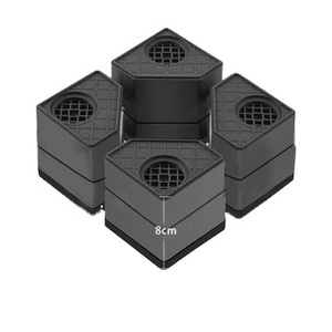Almohadillas de Fieltro Negras para Muebles de Plástico, Modernas, Simples, Duraderas, Antideslizantes, Protectores de Patas para Lavadora, Refrigerador y Reposapiés - Product Image 4