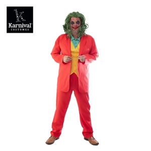 ODM ชุดคอสเพลย์ตัวตลกสำหรับผู้ชายผู้ใหญ่ชุดหัวเราะพร้อมกางเกงและแจ็คเก็ต - Product Image 5