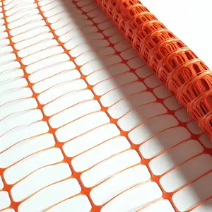 80gsm 100X40MM Plastic Manufacturing Plastic Safety Fence Mesh Net Traffic Road Safety Barriers