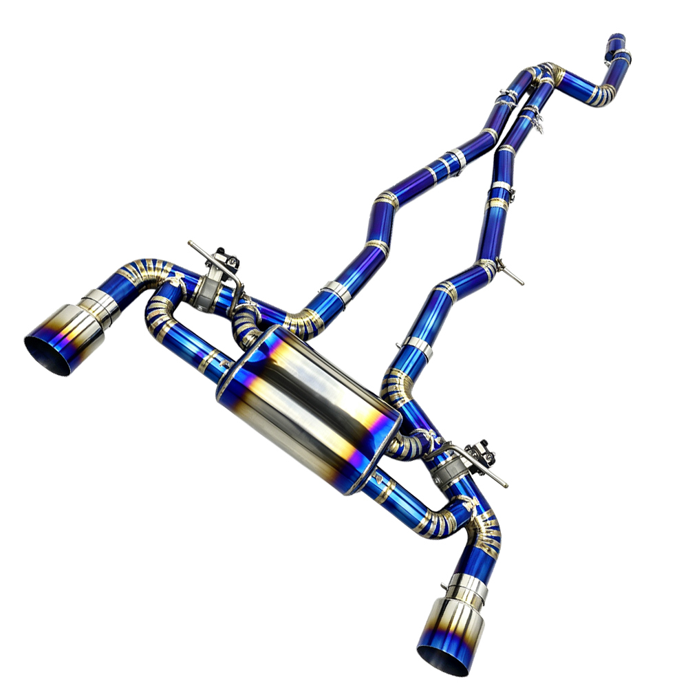 VantaFlow Performance Valved Exhaust Cat-back for Toyota Supra A90 MK5 3.0T 2019-2026 Blue Burnt Titanium Muffler Catback Exhaust Pipes
