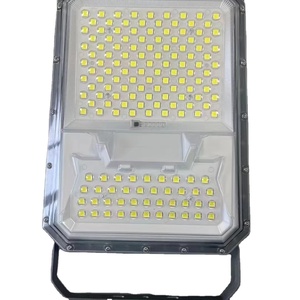 Đèn pha năng lượng mặt trời 100W 200W 300W điều khiển ánh sáng thông minh + Điều khiển từ xa dòng không thấm nước/khung hình chữ U - Product Image 2