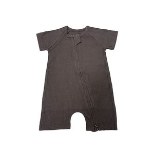 Tutina Estiva per Neonati da 3 a <span class=keywords><strong>6</strong></span> <span class=keywords><strong>Mesi</strong></span>, Manica Corta, in Cotone Organico e Spandex, per Bambini e Bambine, Vendita all'Ingrosso Personalizzata Economica - Product Image 1
