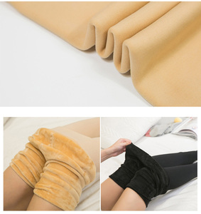 Joyyoung Winter <strong>Women</strong> High Quality Velvet High Waist Trousers <strong>Thermal</strong> Push up Thicken Warm Pants Wholesale <strong>Leggings</strong> - Product Image 5