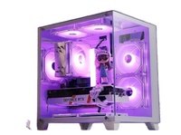 Vente directe personnalisé OEM ODM M-ATX double verre trempé coque d'ordinateur de jeu à vue complète pour les joueurs