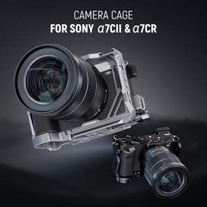 Cage pour appareil photo <span class=keywords><strong>NEEWER</strong></span> A7C II A7CR en aluminium avec base QR type Arca, antidérapante, pour <span class=keywords><strong>Sony</strong></span> RS, pince de câble pour cardan, rail NATO - Product Image 2