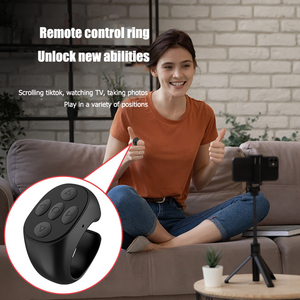 Nuevo Anillo de Control Remoto para Tiktok, Anillo de Desplazamiento para Pasar Páginas, Controlador de Video con Punta de Dedo, Anillo de Desplazamiento Inalámbrico <span class=keywords><strong>BT</strong></span>, Anillo Inteligente para Teléfono - Product Image 4