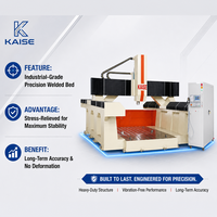 Centre d'usinage CNC robuste à simple broche de type portique entièrement en fonte KS-2040 pour l'usinage de pièces industrielles et de bois