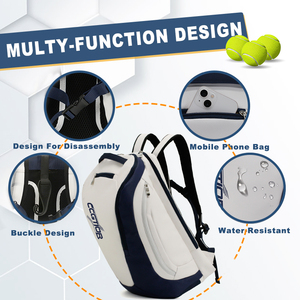 Borsa Organizzata per Pickleball, Porta Racchette, Borsa Multisport, <span class=keywords><strong>Zaino</strong></span> Spazioso per Pickleball con Scomparto per Laptop - Product Image 5