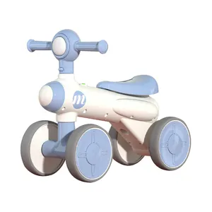 Skuter sepeda keseimbangan anak-anak usia 1 hingga 3-4 tahun Bayi tanpa Pedal mobil Putar