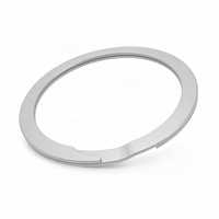 Lispring Carbon Steel and 304H and 316 Stainless Steel Plain Finish External Spiral Retaining Ring with 40-52 HRC Hardness