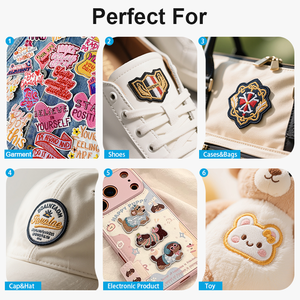 Patch Ricamate con Logo Minimalista Monocromatico per Clan di Gaming e Squadre di Esports, Emblemi per Abbigliamento Fan - Product Image 4