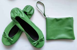 Chaussures pliables chaussures d'après-fête <span class=keywords><strong>ballerine</strong></span> bon marché pliable femmes cooper roll Up <span class=keywords><strong>ballerine</strong></span> pantoufles de mariage - Product Image 2