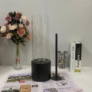 Cheminée <span class=keywords><strong>De</strong></span> Table En Métal Noir Portable Vrai <span class=keywords><strong>Feu</strong></span> Intérieur Lumières Décoratives En Acier Inoxydable Chimène <span class=keywords><strong>De</strong></span> Table pour L'ameublement - Product Image 6