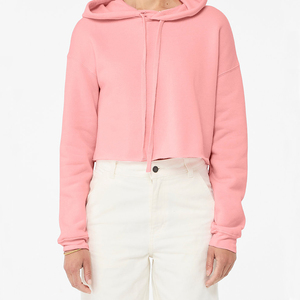 Sudaderas con Capucha Corta de Invierno Casuales para Mujer, Sudaderas con Capucha y Cordón Delantero con Logotipo para Mujer - Product Image 1