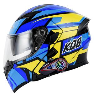 Ce chứng nhận XL kích thước đầy đủ mặt xe máy Mũ bảo hiểm dual-ống kính với tuổi thọ pin dài <span class=keywords><strong>Bluetooth</strong></span> ABS Shell Điều kiện Mới ABS chất liệu - Product Image 3