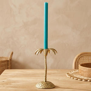 Bougeoir simple en laiton, porte-bougie doré de haute qualité - Product Image 3