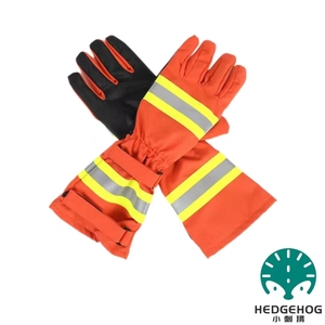 Gants de lutte contre l'incendie de forêt résistants à la chaleur en cuir de vachette de haute qualité - Product Image 6
