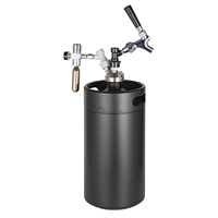 Kit de tonneau en acier inoxydable isolé à double paroi, distributeur de bière domestique portable avec robinet de CO2, kit de bricolage personnalisable