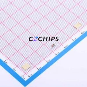 Résistance traversante CR1/8W-2M7 5%-OT52, composant traversant (THT), D2.3xL3.7mm, film carbone 2.7MOhm 5% 200V - Product Image 2