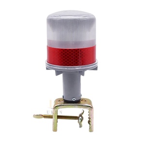 Feu de signalisation solaire Barricade étanche à LED clignotant ou constant, balise d'avertissement de sécurité routière, gyrophare, cône lumineux - Product Image 1