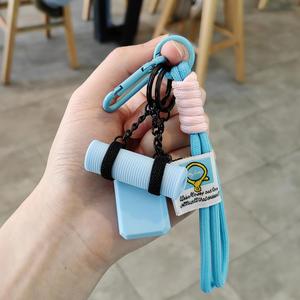 Creative <b>Mini</b> Cute Yoga Mat Keychain Detachable Small Yoga Keyring Yoga Enthusiast Gift Bag Charm <b>Backpack</b> Pendant - Product Image 5