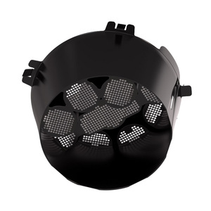 F324 Grand plateau rond d'orchidées noires à assemblage rapide en plastique PP pour la décoration florale commerciale et l'affichage des lieux de rendez-vous - Product Image 6