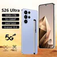 Produit Populaire S26 Ultra Original 16 Go + 1 To 72 MP + 108 MP Écran LED 7,3 Pouces 4K 120 Hz Smartphones 5G CDMA LTE Français Espagnol Anglais