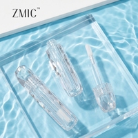 2,5ml Leerer Lipgloss-Behälter, Plastikflasche für Flüssigen Lippenstift, Einzigartige Kristall-Lippenölflasche, Transparente Plastik-Lippenbalsam-Tube