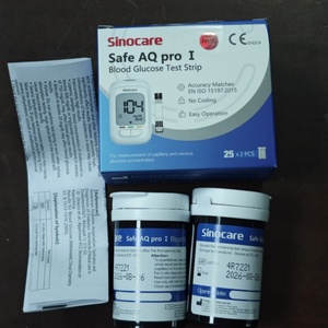 Appareil de mesure du glucose sanguin Sinocare Safe AQ Pro I, lecteur de glycémie, <span class=keywords><strong>capteur</strong></span> de glucose, bandelettes de test pour diabétiques, bandelettes de test de glucose - Product Image 1