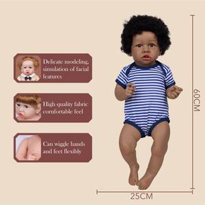 2023 belle poupée bébé jouets réaliste bébé fille nouveau-né <span class=keywords><strong>Reborn</strong></span> 24 pouces Silicone <span class=keywords><strong>Reborn</strong></span> poupées <span class=keywords><strong>60CM</strong></span> pour enfants filles - Product Image 5