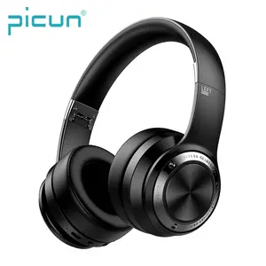 Picun b21 com controle por toque de orelha, 80 horas de tempo de reprodução, bluetooth, usb tipo-c, fone de ouvido