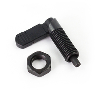 Plunger Indeks Baja Presisi, Plunger Indeks Oksida Hitam dengan Tuas Cam, Pin Plunger Indeks M10 M16, Pin Indeks Kustom OEM