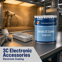 Revêtement acrylique durable à base d'eau ACSA-HT-W, finition thermique brillante à séchage rapide pour boîtiers électroniques