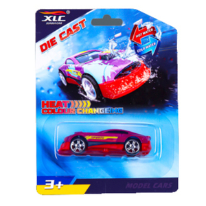Coche de juguete de aleación que cambia de <span class=keywords><strong>color</strong></span>, modelo 1/64, de rueda libre, de metal fundido a presión, mini coche de carreras, ¡el más vendido! - Product Image 1