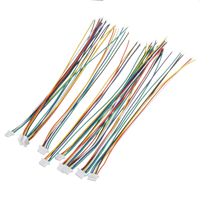 Konektor elektronik Mini, SH 1.0 JST 2/3/4/5/6/7/8/9/10 Pin DIY 20Pin colokan Terminal koneksi tunggal 28AWG PVC kabel kawat