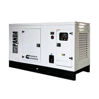 Groupe électrogène diesel électrique super silencieux 15kva-200kva 220v 50Hz 1800RPM Alternateur de soudage refroidi par eau 24V DC électrique