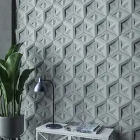 Jue 1 conception ciment mode caractéristique moderne intérieur maison bureau villa décorative mur de béton 3d tuiles briques