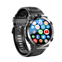 Montre connectée 4G 2+16 Go, compatible TikTok, WhatsApp, YouTube, GPS, double caméra, batterie 900 mAh, Android, montre connectée sport pour étudiants