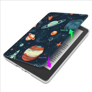 Étui de protection transparent en acrylique personnalisé pour <span class=keywords><strong>Kindle</strong></span> <span class=keywords><strong>Paperwhite</strong></span> 1/2/3/4/5 génération KPW6543, anti-chute, durable, effet peinture à l'huile - Product Image 5