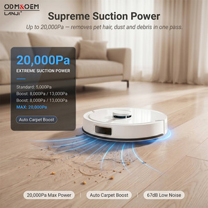 หุ่นยนต์อัจฉริยะ RC600ถังเก็บน้ำอัตโนมัติ, หุ่นยนต์อัจฉริยะหุ่นยนต์ดูดฝุ่นถูพื้นในโรงแรมแบบเปียก - Product Image 5