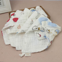 Lot de 5 bavoirs en mousseline de coton pour tout-petits ensemble de tissu pour bébé bavoirs d'alimentation boîte-cadeau pour nouveau-né