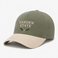 Gorra de Béisbol Bordada Personalizada, Informal, para Uniforme de Club, con Visera de Sarga de Algodón en Contraste y Correa Ajustable, Fabricada por OEM